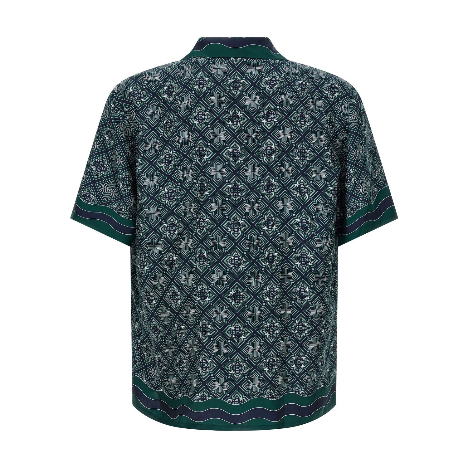 Casablanca Bicolor Silk Blouse