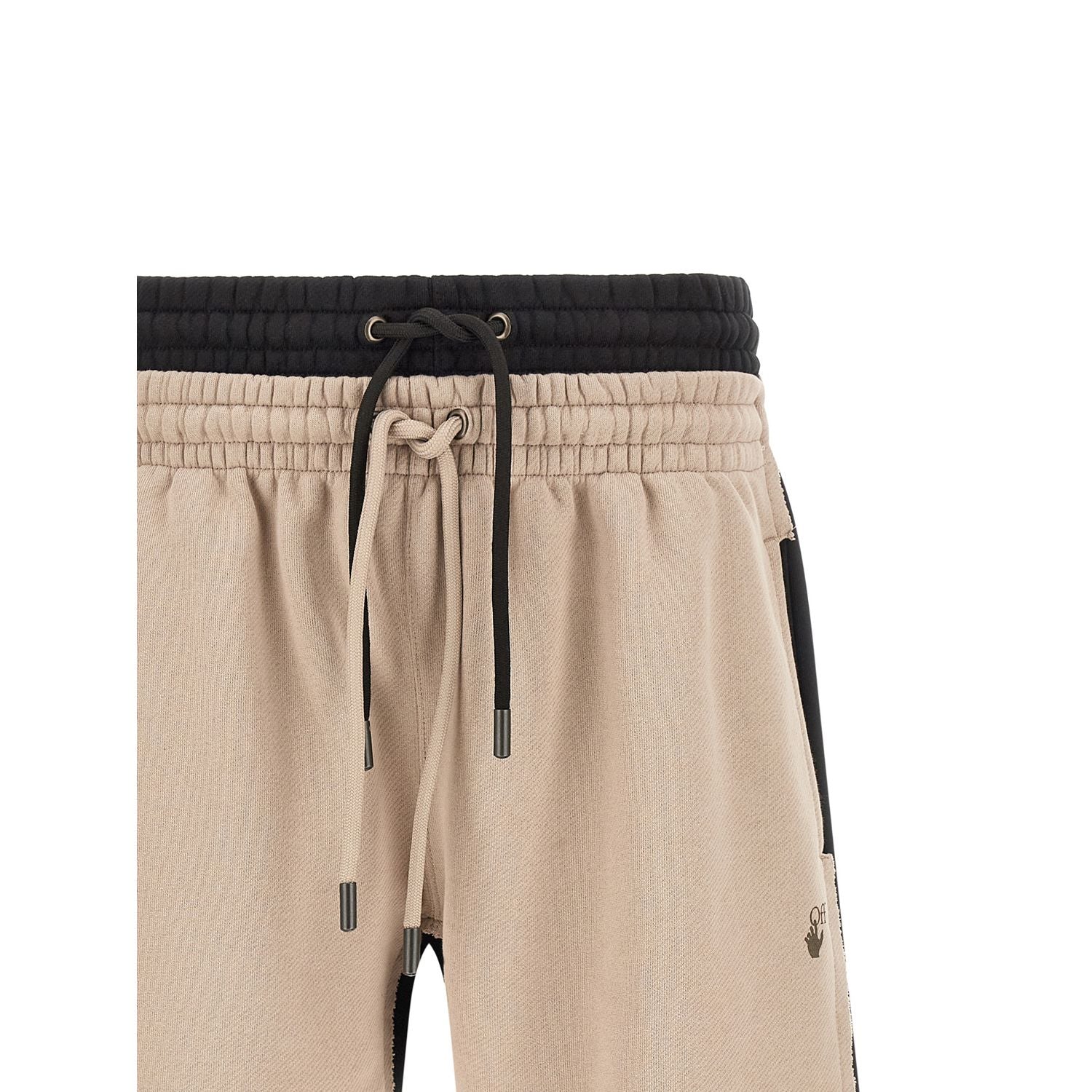 Off-White Multicolor Cotton Bermuda Shorts
