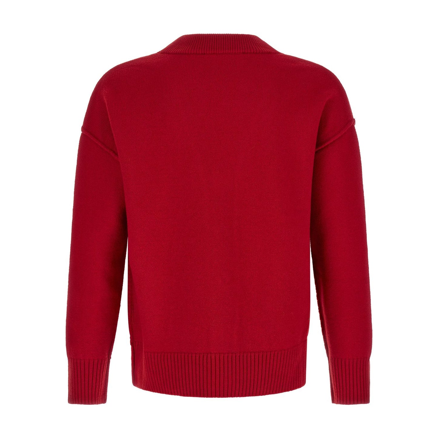 Ami Paris Multicolor Wool Cardigan