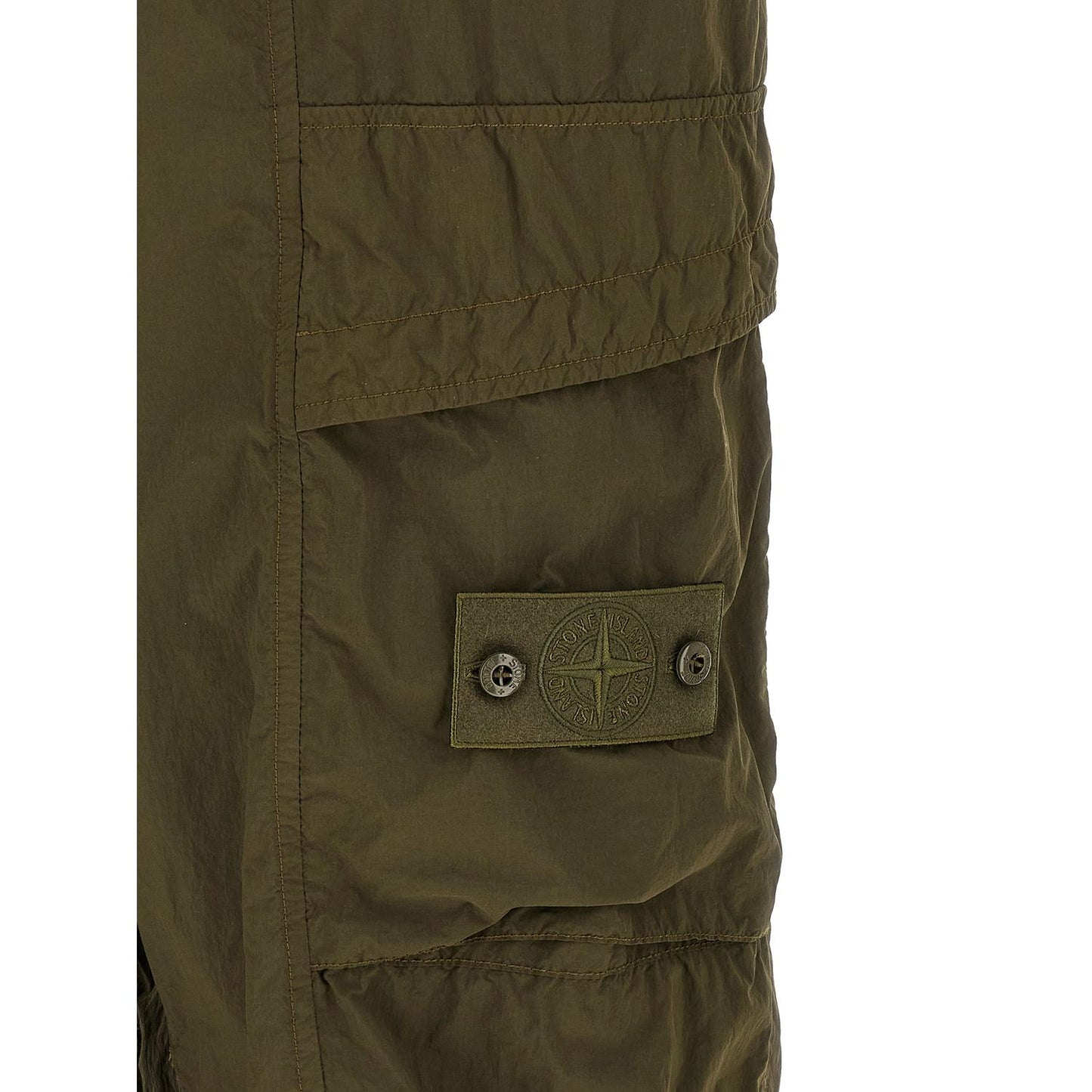 Stone Island Bicolor Polyamide Cargo Pants