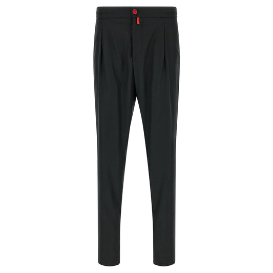 Kiton Gray Wool Casual Pants