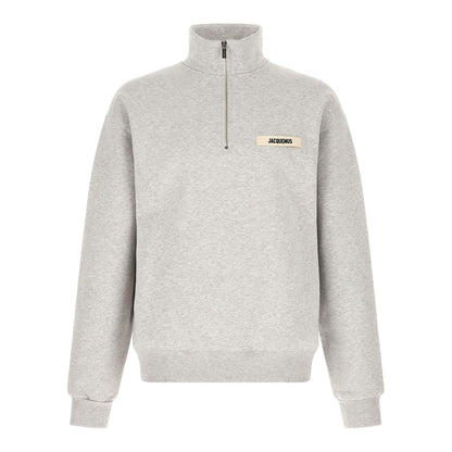 Jacquemus Gray Cotton Sweatshirt