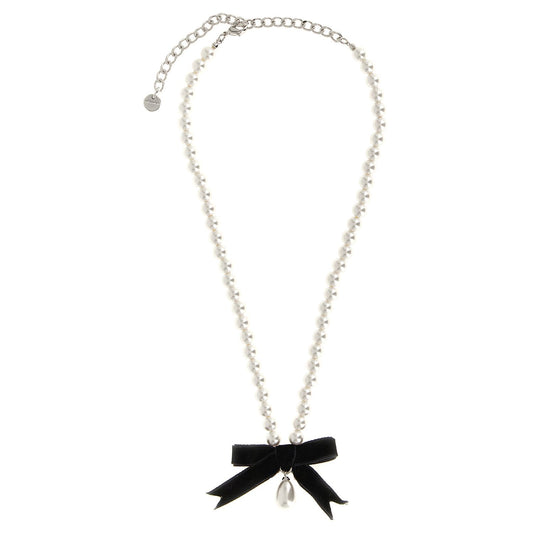 Self-Portrait Bicolor Brass Necklace