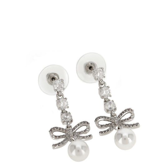 Self-Portrait Silver Brass Earrings