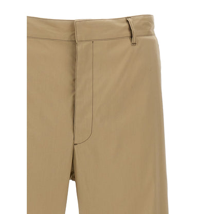 Prada Beige Cotton Casual Pants