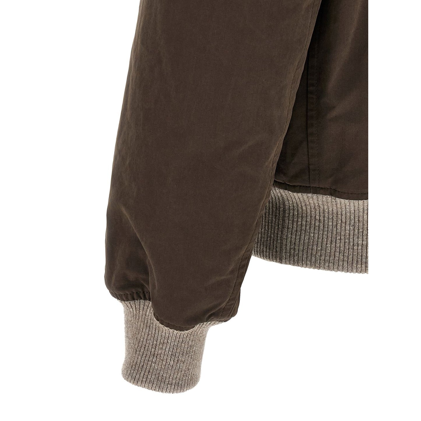 Brunello Cucinelli Brown Cotton Bomber