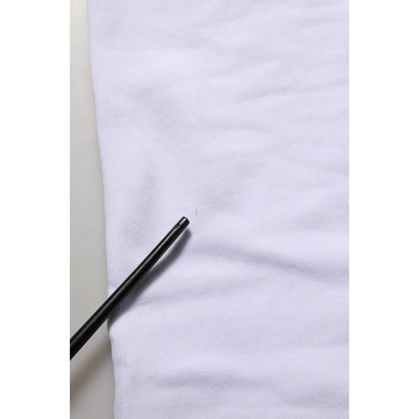 Dolce & Gabbana White Cotton Drawstring Jogger Trouser Pants