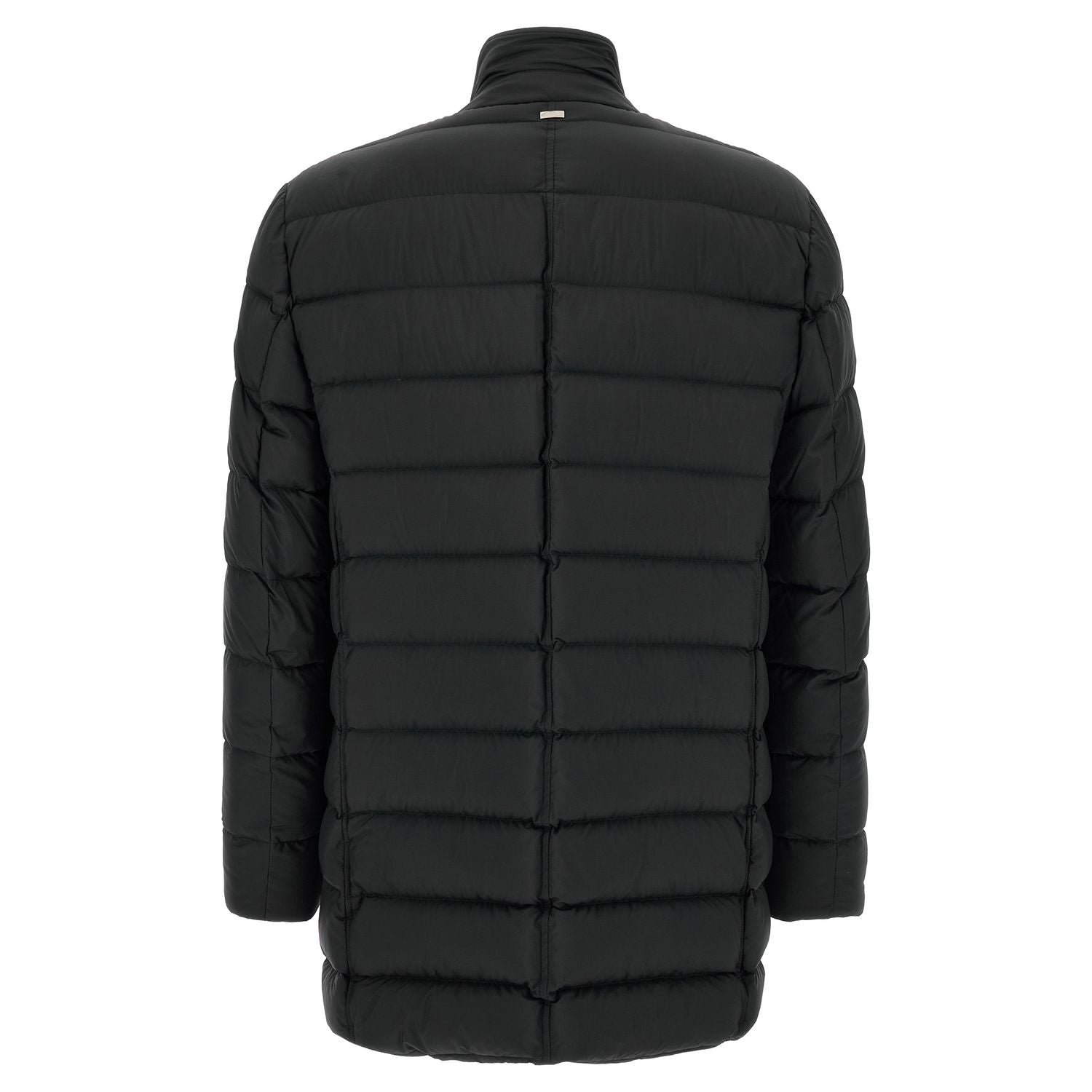 Herno Black Polyamide Full-Length Jacket