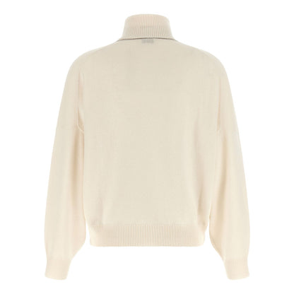 Brunello Cucinelli White Cashmere Cardigan
