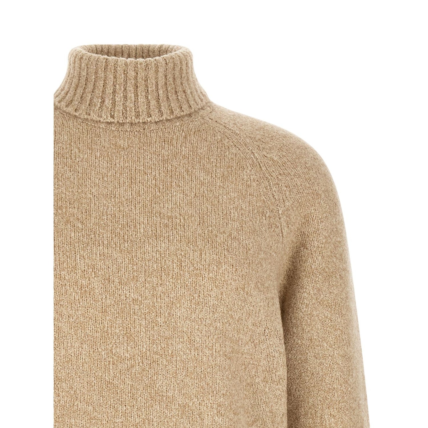 Brunello Cucinelli Beige Virgin Wool Cardigan