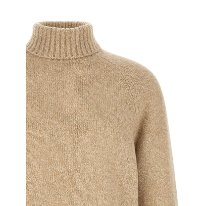 Brunello Cucinelli Beige Virgin Wool Cardigan
