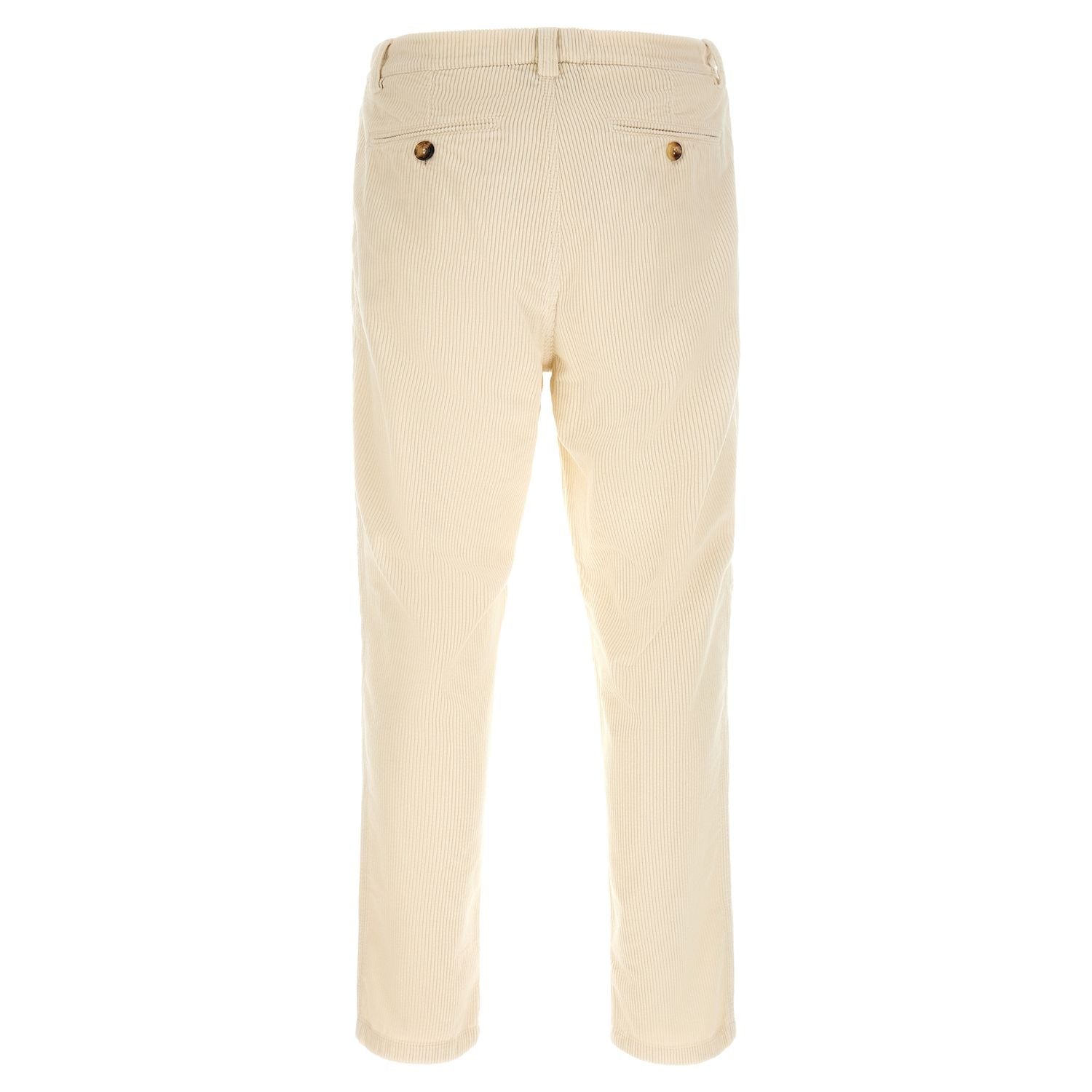 Brunello Cucinelli Beige Cotton Casual Pants