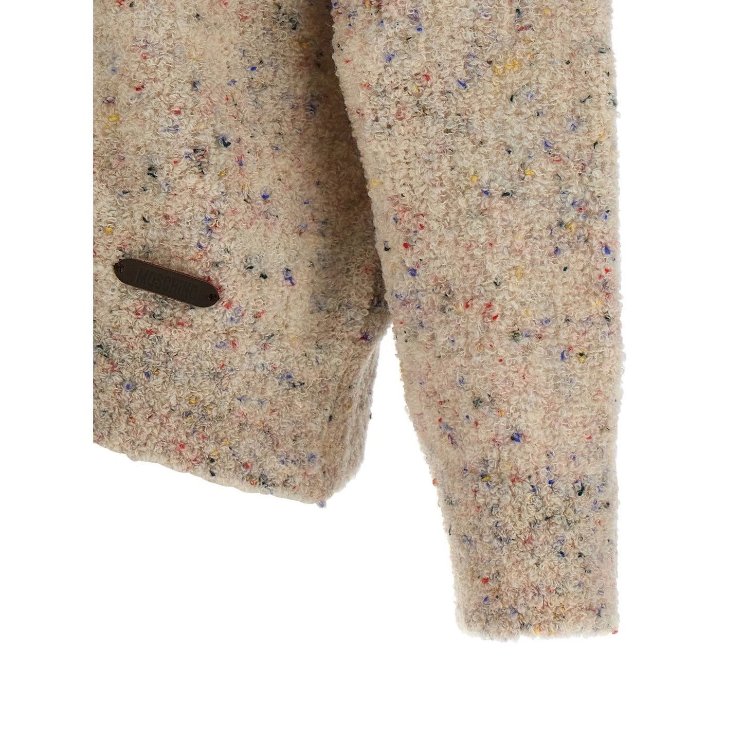 Moschino Beige Virgin Wool Cardigan