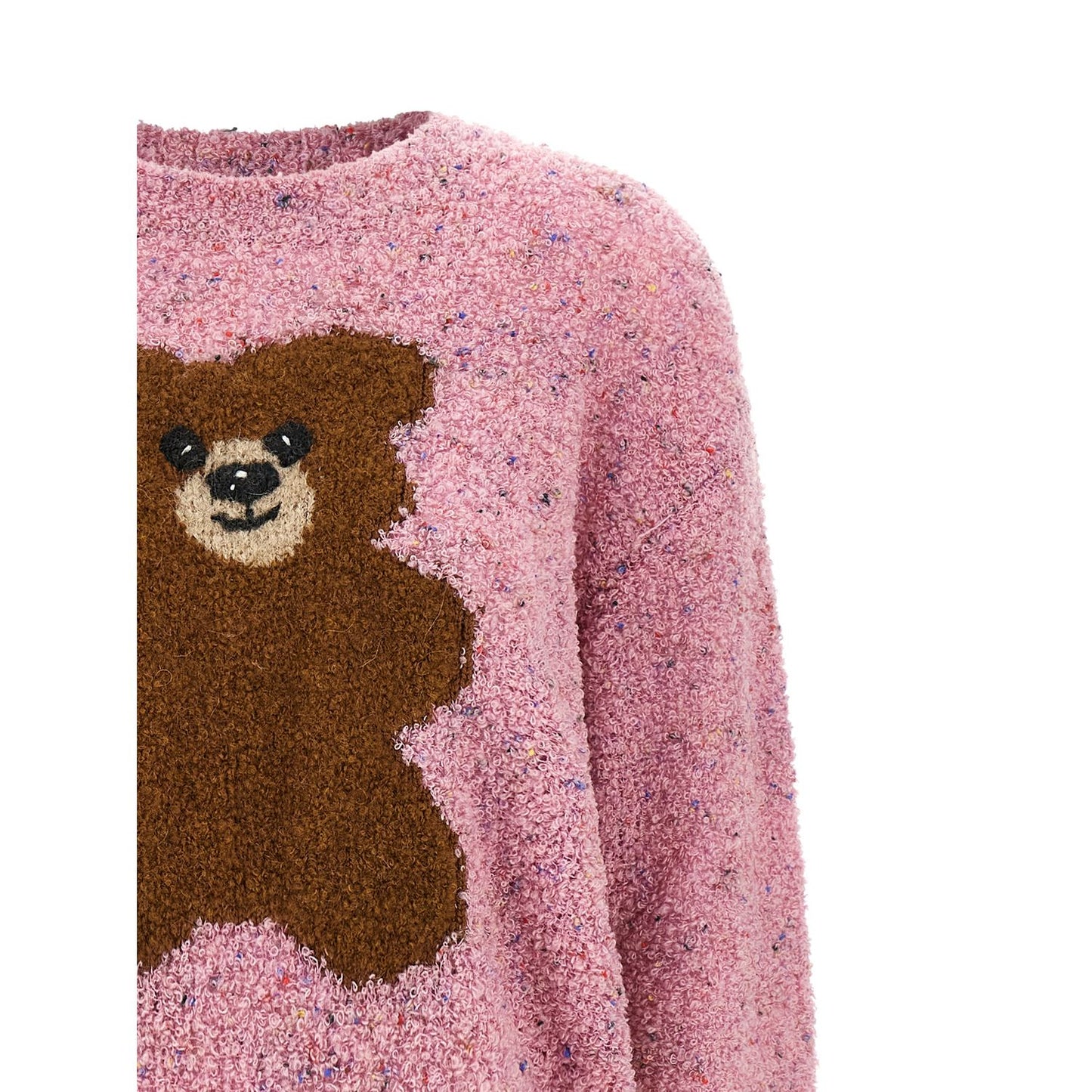 Moschino Multicolor Virgin Wool Cardigan