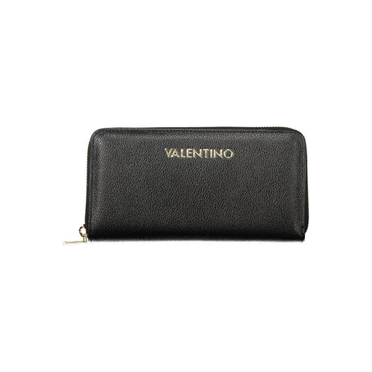 Mario Valentino Black Polyurethane Women's Wallet