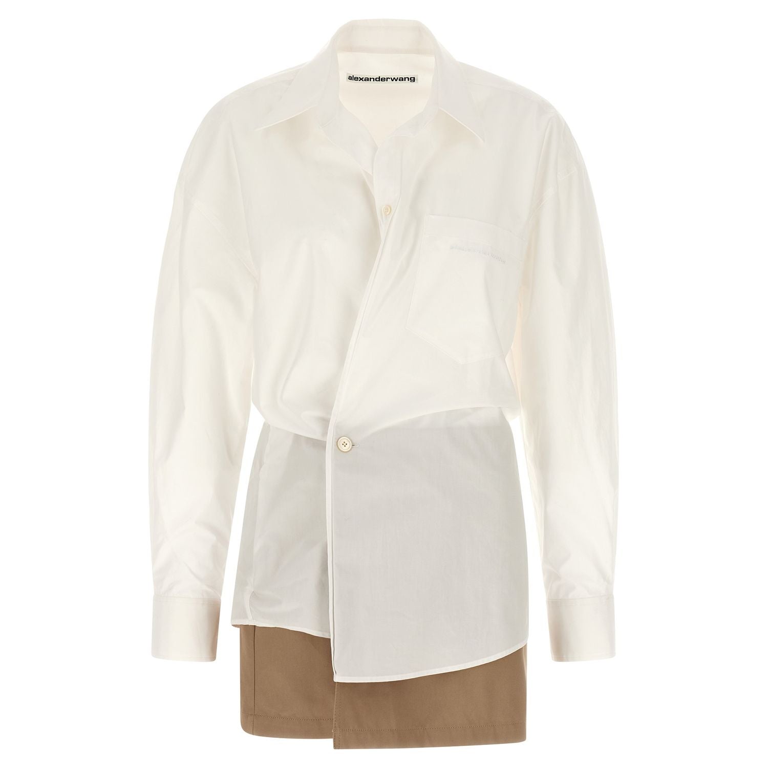 Alexander Wang White Cotton Short Dress