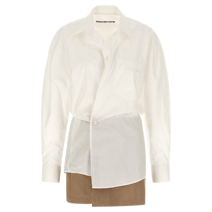 Alexander Wang White Cotton Short Dress
