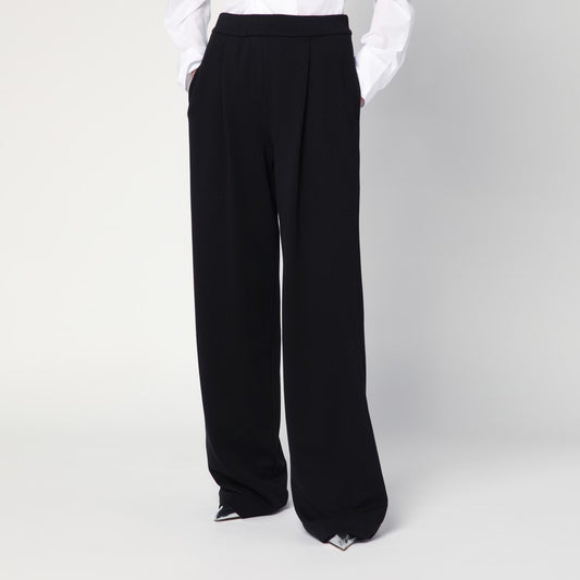Dries Van Noten Wide black cotton trousers 111071610/Q_DRVNO-900_323