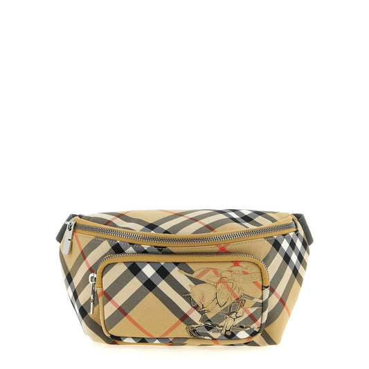 Burberry Beige Polyester Crossbody Bag