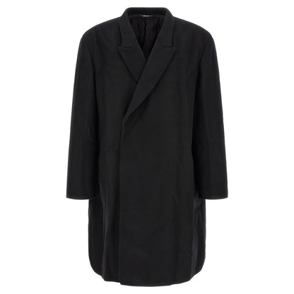 Kiko Kostadinov Black Wool Coat
