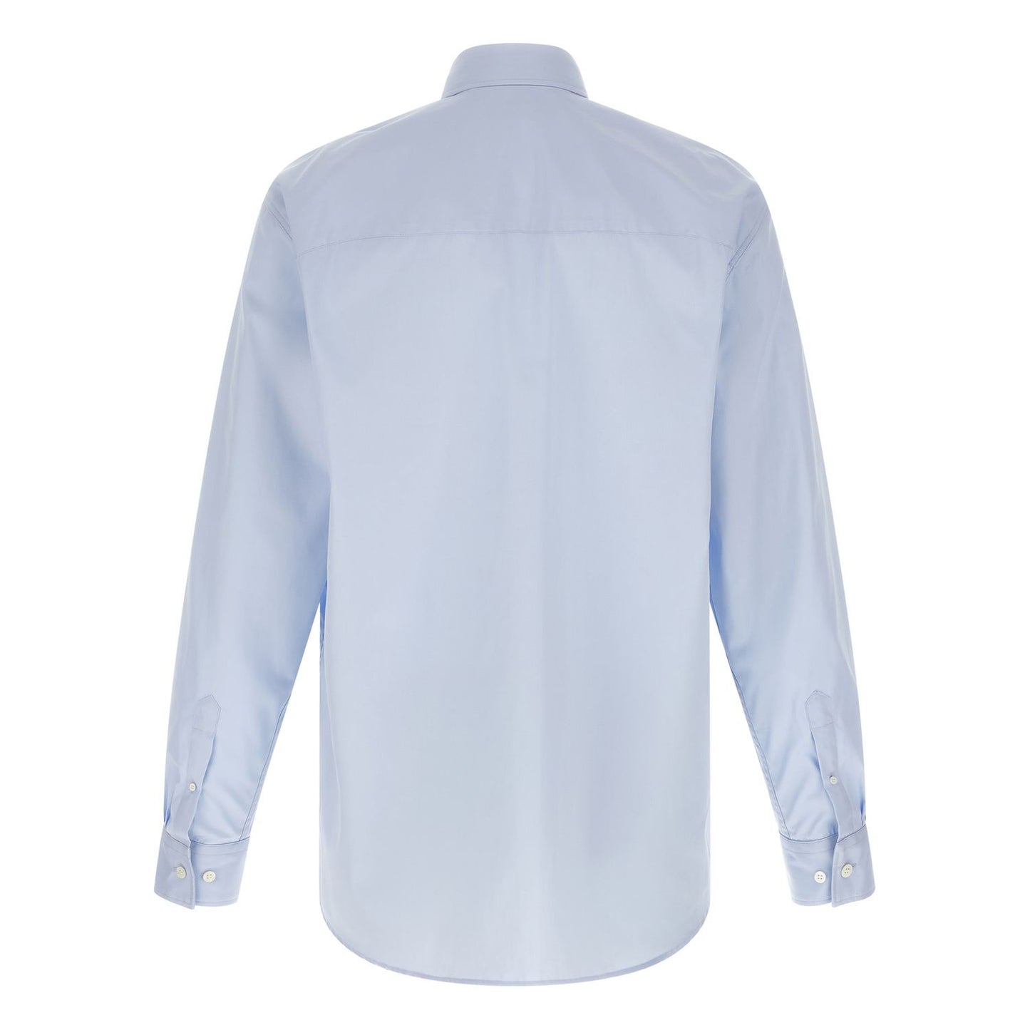 Dries Van Noten Blue Cotton Blouse