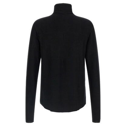 Thom Krom Black Viscose Cardigan