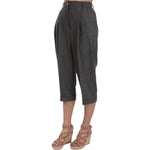 Dolce & Gabbana Wool Cropped Trouser Pleated Pant