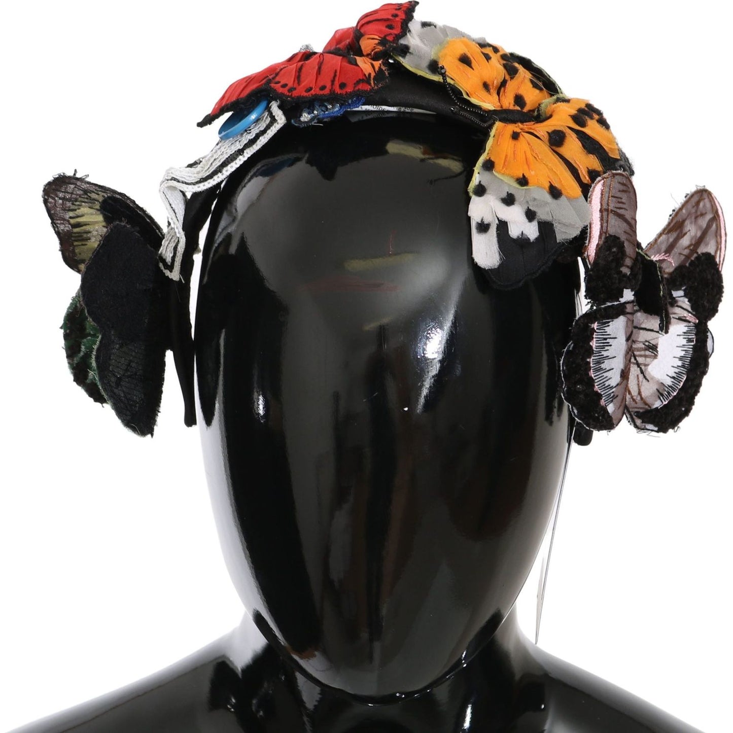 Dolce & Gabbana Tiara Floral Butterfly Sequin Diadem Headband Diadem