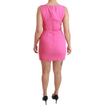 Dolce & Gabbana Pink Stretch Sheath Mini Bodycon Dress