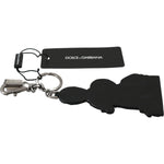 Dolce & Gabbana Leather Dominico Stefano #DGFAMILY Logo Badge Keychain Keychain
