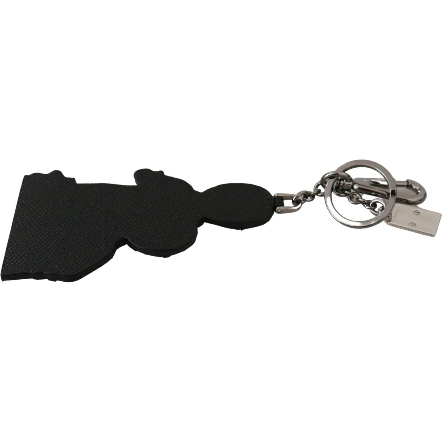 Dolce & Gabbana Leather Dominico Stefano #DGFAMILY Logo Badge Keychain Keychain