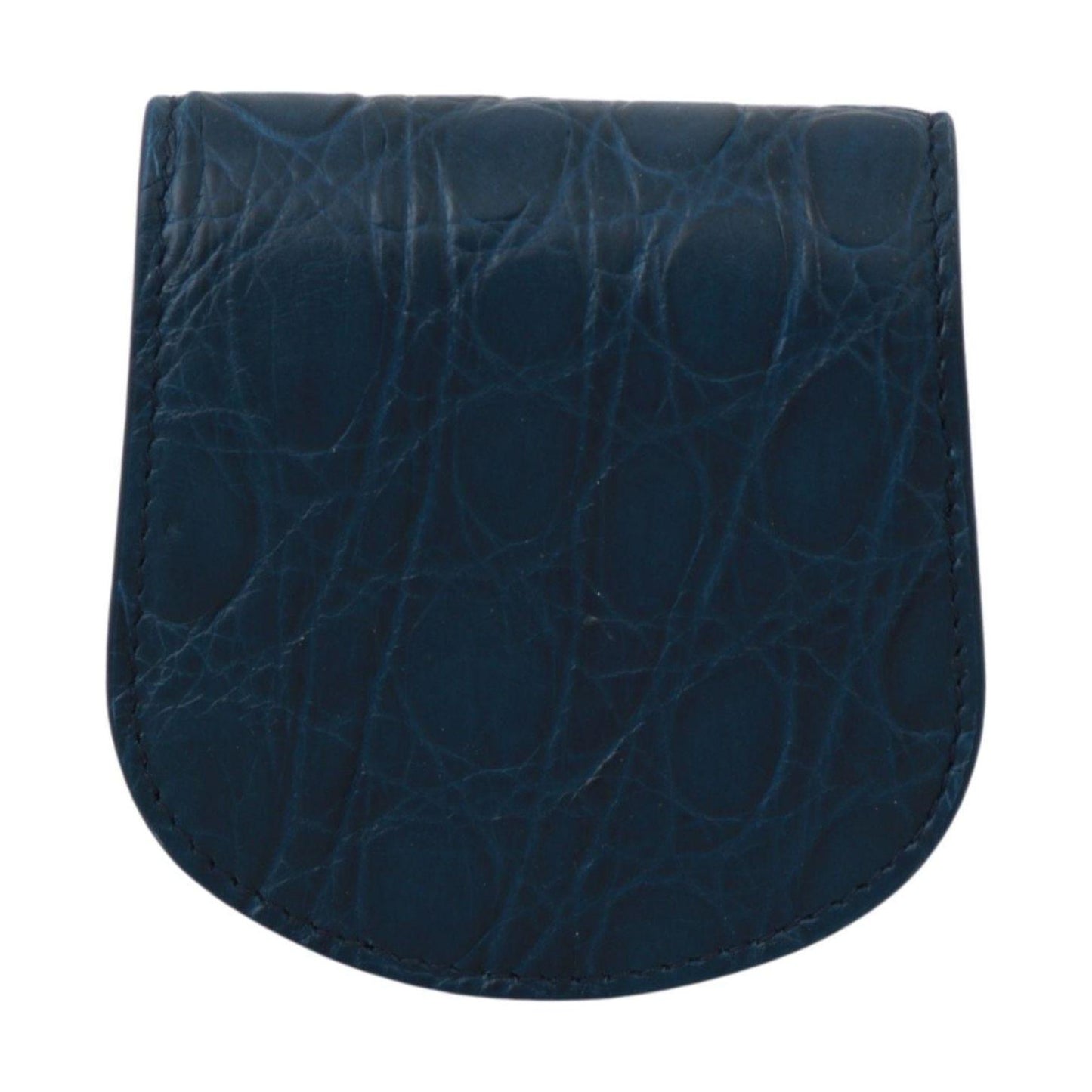Dolce & Gabbana Blue Leather Holder Pocket Condom Case Condom Case
