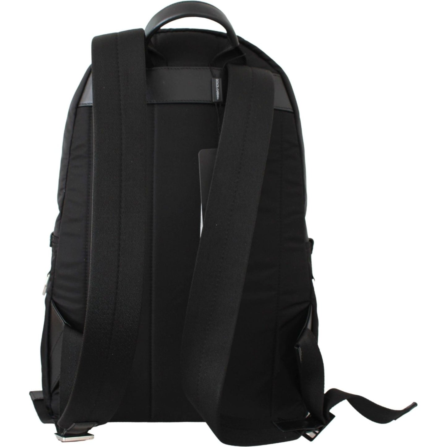Dolce & Gabbana Black Golden Pig of the Year School Backpack Backpack