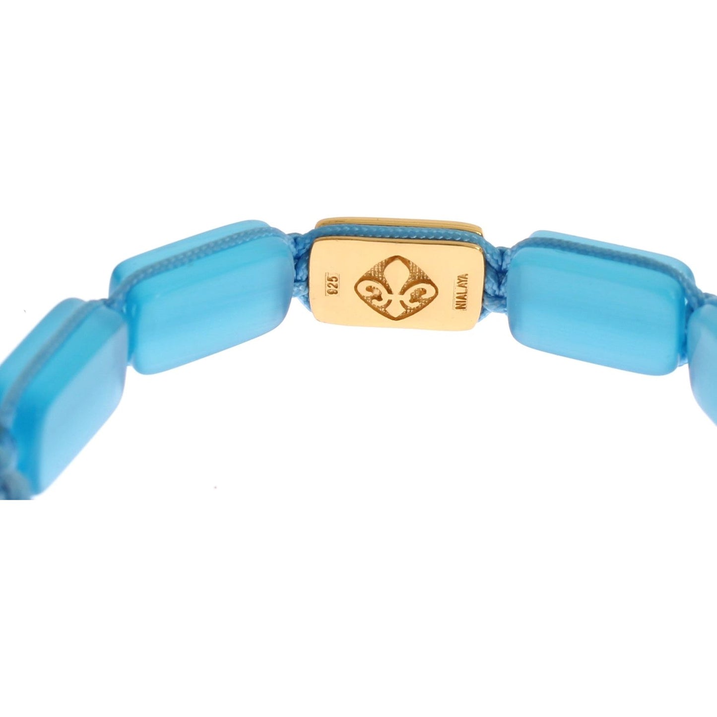 Elegant Blue Opal & Diamond-Studded Bracelet Nialaya