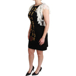 Dolce & Gabbana Black Fashion Devotion Sheath Mini Dress Dresses