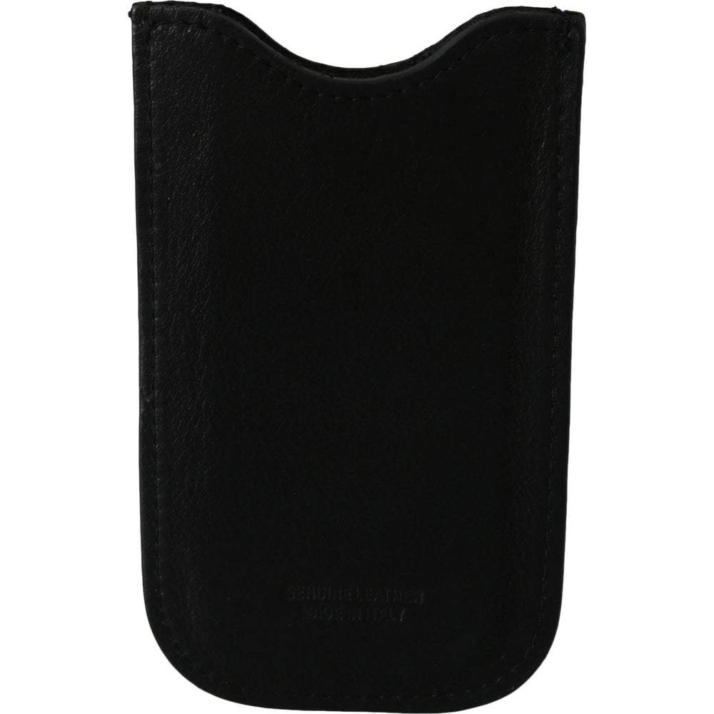 John Galliano Black Leather Multifunctional Men ID Bill Card Holder Wallet Wallet