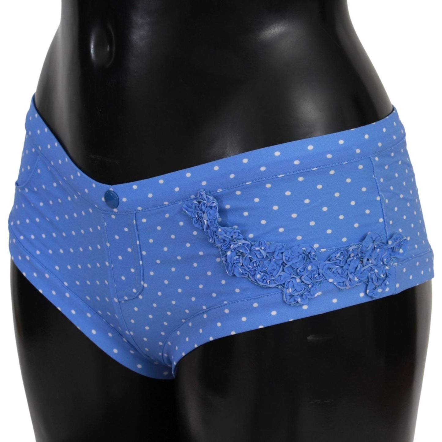 Ermanno Scervino Blue Shorts Beachwear Bikini Bottoms Swimsuit