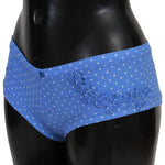 Ermanno Scervino Blue Shorts Beachwear Bikini Bottoms Swimsuit