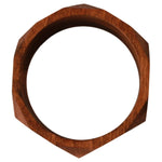 Costume National Brown Wooden Branded Bracelet Bracelet