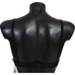Roberto Cavalli Black Pink Lace Push Up Bra Underwear