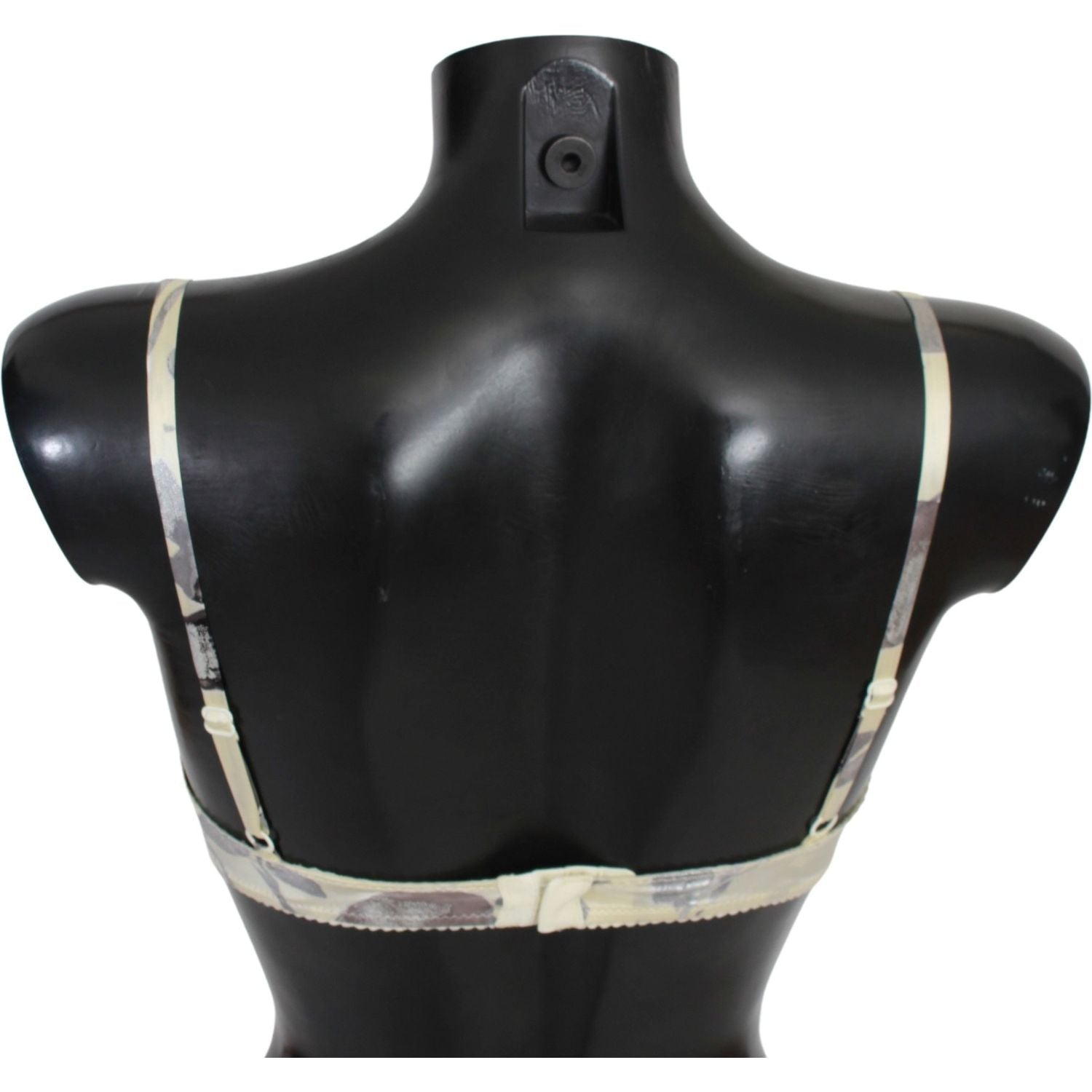 米色蕾丝 Balconcino 真丝胸罩