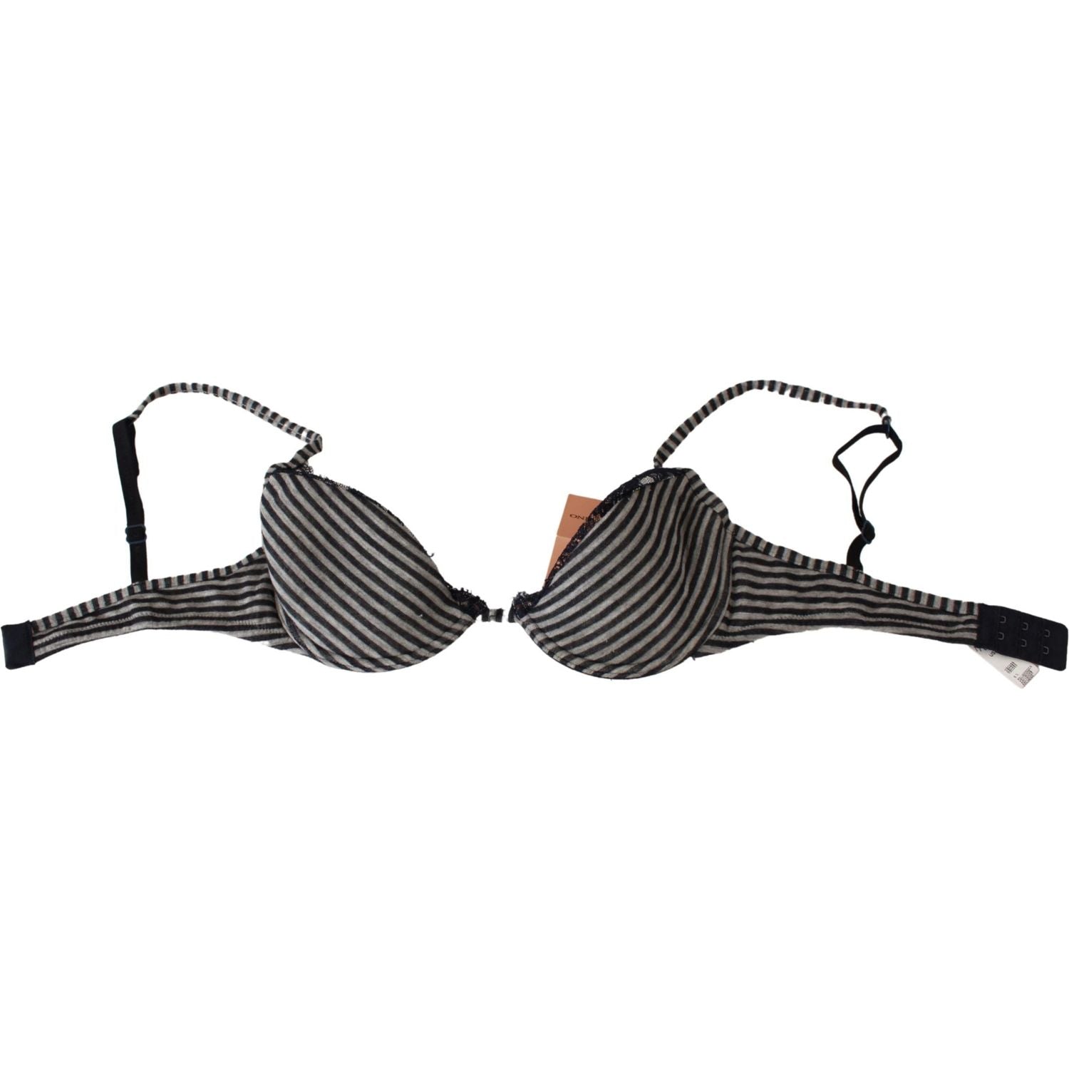 蓝色条纹蕾丝 Reggiseno 胸罩