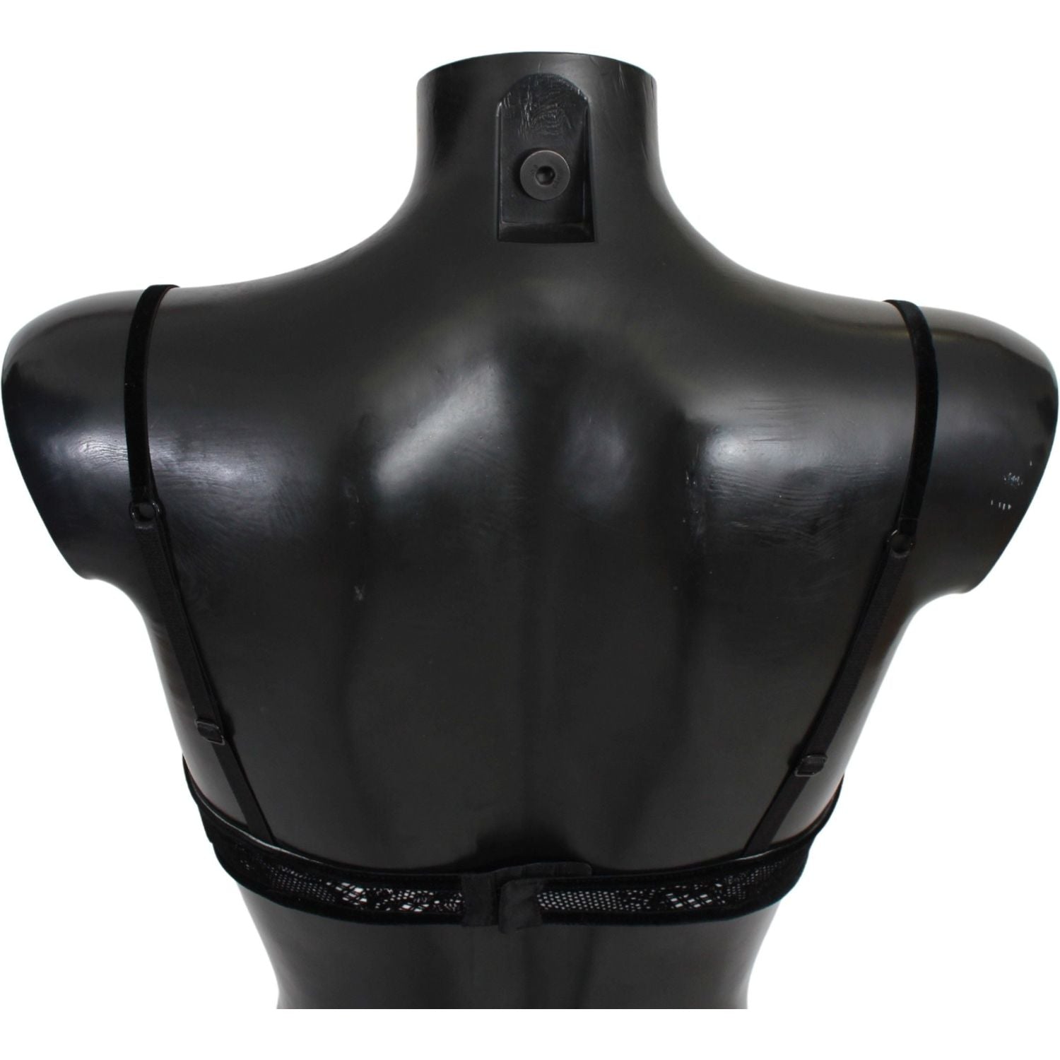 حمالة صدر Balconcino شبكية سوداء أنيقة من Ermanno Scervino