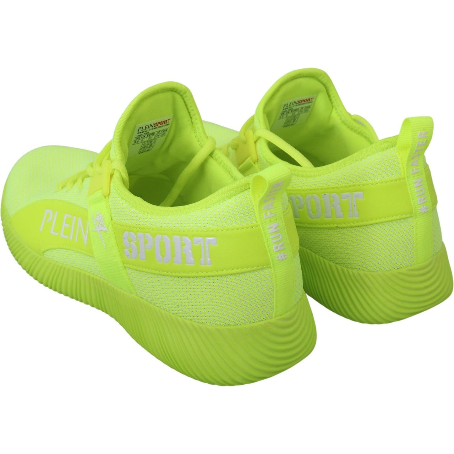 Philipp Plein Green CARTER Logo Hi-Top Sneakers Shoes MAN SNEAKERS