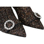 Jimmy Choo Amethyst Mix Hanover Heeled Glitter Boots 192954725846