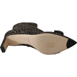 Jimmy Choo Amethyst Mix Hanover Heeled Glitter Boots 192954725846