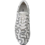 Jimmy Choo Elegant Monochrome Leather Sneakers 194611097150