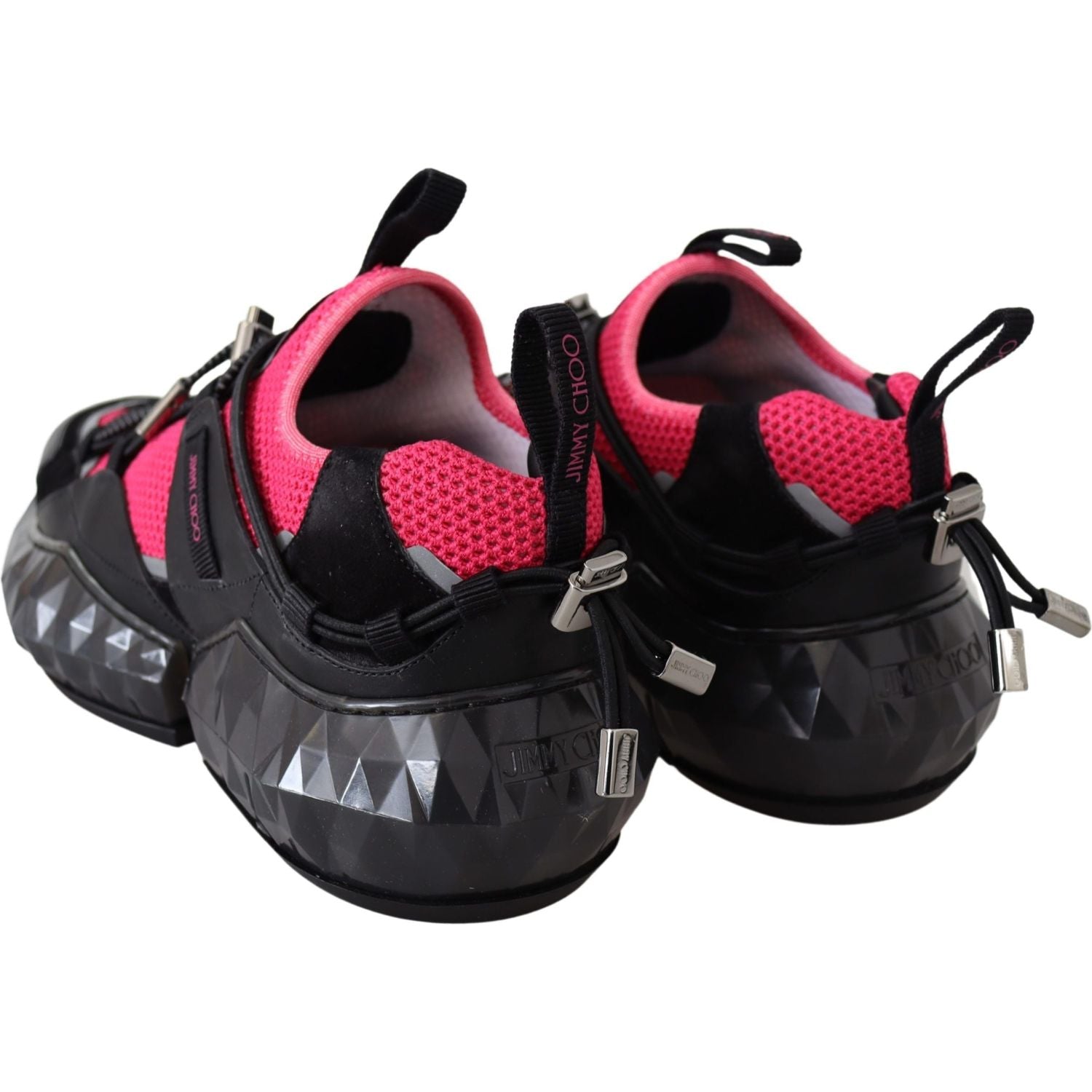 Electric Elegance 皮革网眼运动鞋