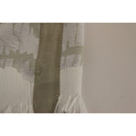 Arzu Kaprol White Acrylic Straight Pencil Skirt
