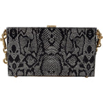 Dolce & Gabbana Gray Fashion Devotion Clutch Plexi SICILY BOX Purse WOMAN SHOULDER BAGS